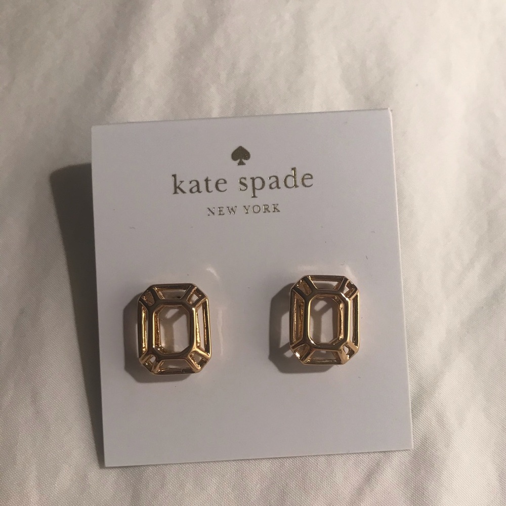 NWT Kate Spade Gold Earrings